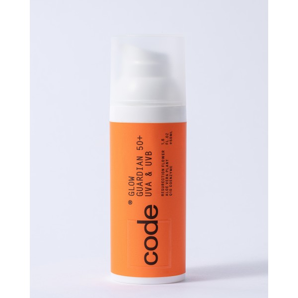 Слънцезащитен крем за лице и тяло SPF 50+ с екстракт от Орфеево цвете - Code - без бели следи