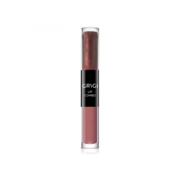 Дълготрайно течно червило мат и гланц  2 в 1 GRIGI LIP COMBO mat Lipstick No 03 NUDE PINK BROWN