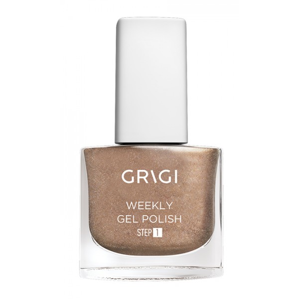 Гел лак за нокти без печене - Grigi weekly 560 metallic pink gold