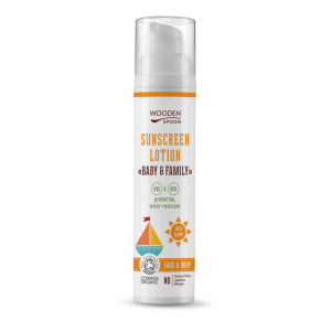 Слънцезащитен лосион Baby&Family SPF30 -100ml  | WoodenSpoon