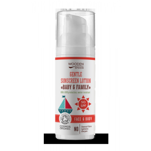 Слънцезащитен лосион Baby&Family SPF 50 - 50 ml  | WoodenSpoon