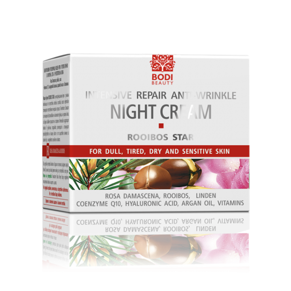 Интензивен Нощен крем за зряла суха кожа - ROOIBOS STAR - 50 ml.